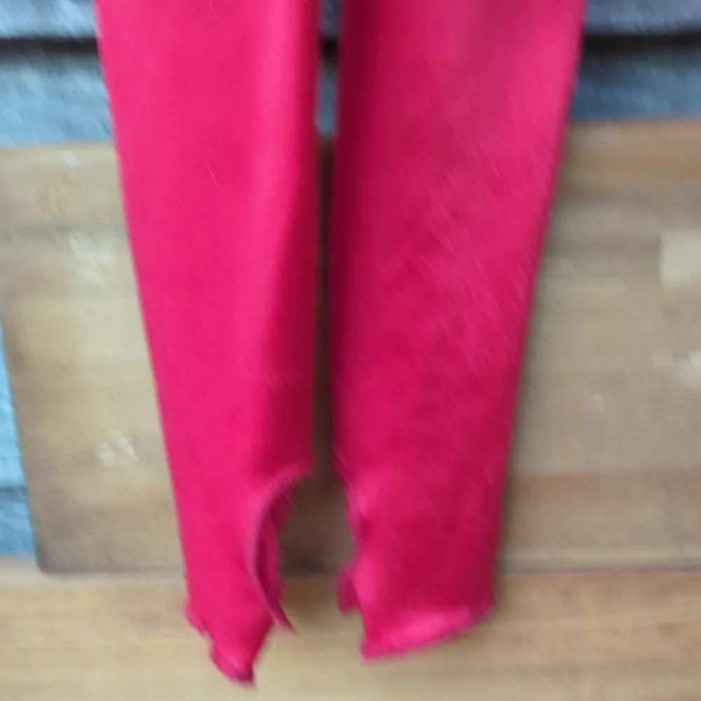 Dance Wear Red Embellished Sequin Beaded Formal Ballerina Skirted Leotards EUC
